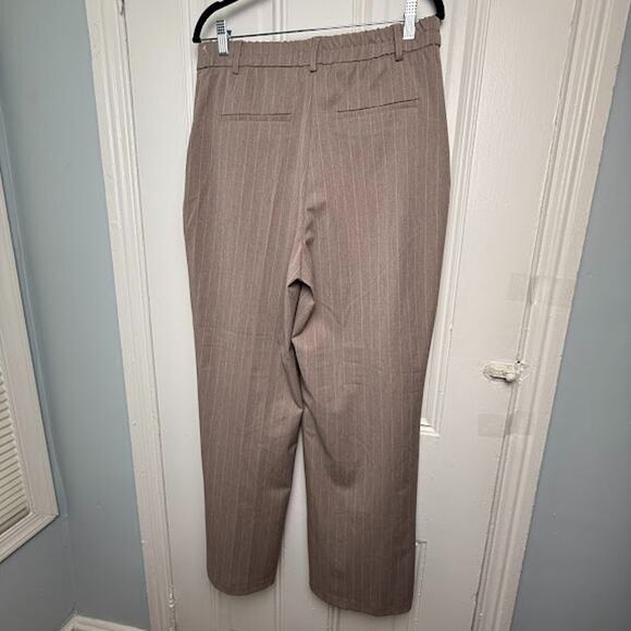 House of Harlow Trousers Womens Large Gray Pleated Wide Leg High Rise NWT - Picture 7 of 10
